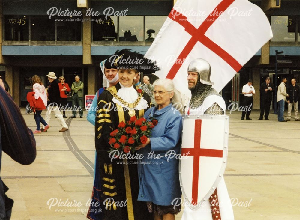 St George's Day, Derby Market Place