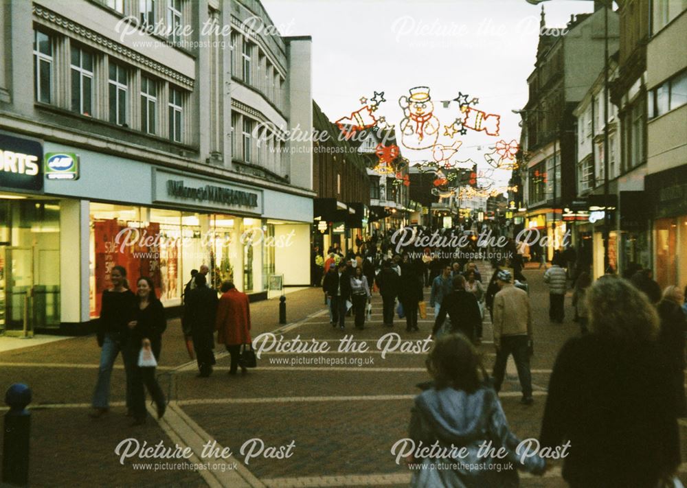 Christmas lights - St Peter's Street, Derby