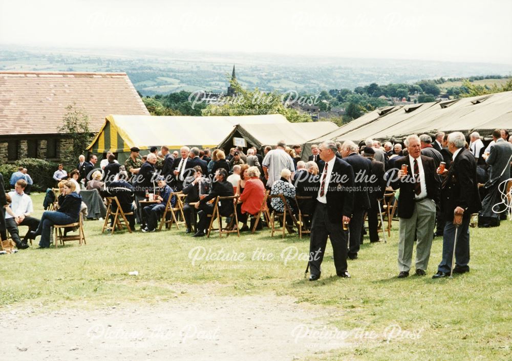 Annual Pilgrimage by Worcester and Sherwood Foresters to their war memorial at Crich Stand.