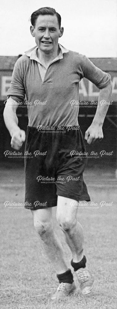 Dick Cushlow, Derby County footballer 1948-51