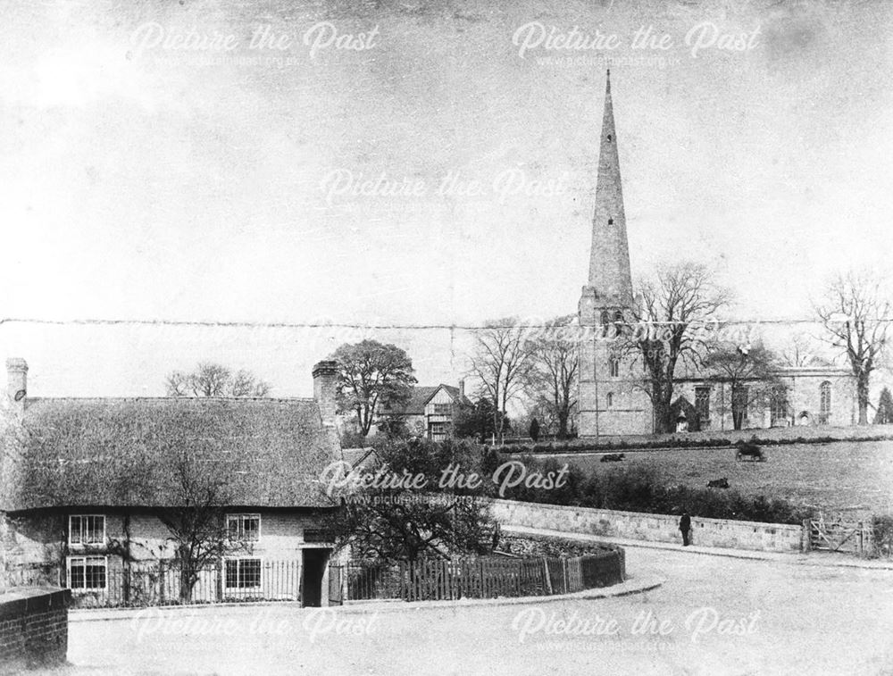 Breadsall Village from Moor Road, Breadsall, 1900s-1910s