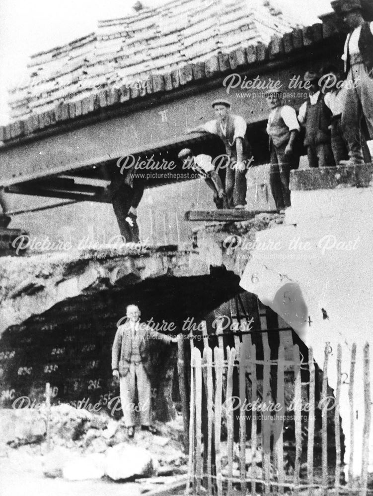 Croft Lane Canal Bridge Demolition, Breadsall, c 1936