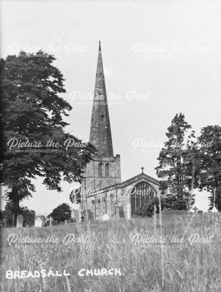 Parish Church of All Saints, Moor Road, Breadsall, 1938