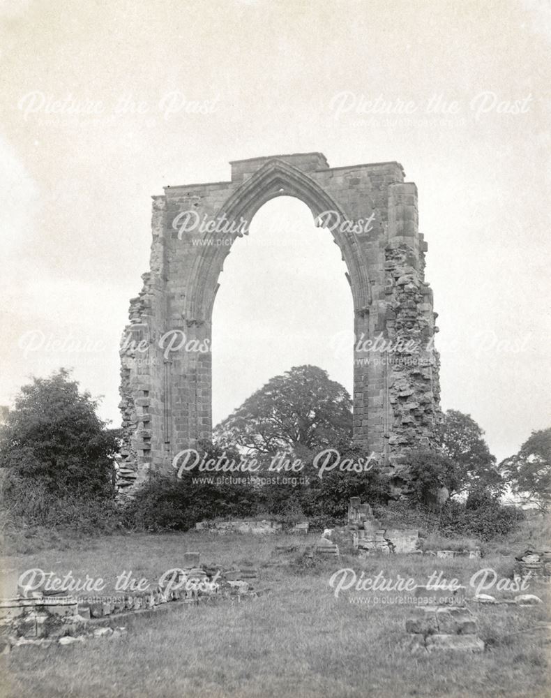 Dale Abbey ruins, The Village, Dale Abbey, 1903