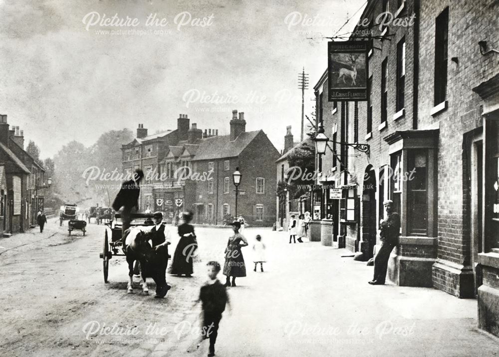 The White Hart, Town Street, Duffield, c 1900