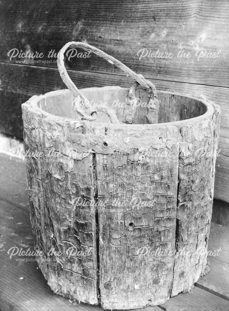 Wooden Bucket, Duffield, c 1900s