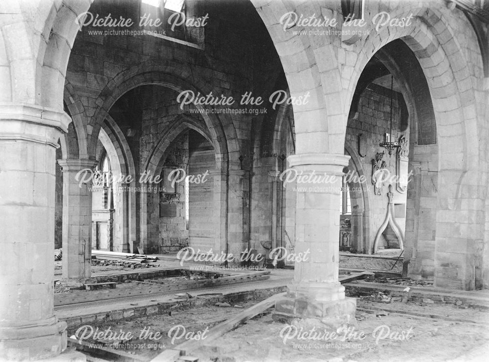 St. Alkmund's Church Ruined Interior, Duffield, 1897