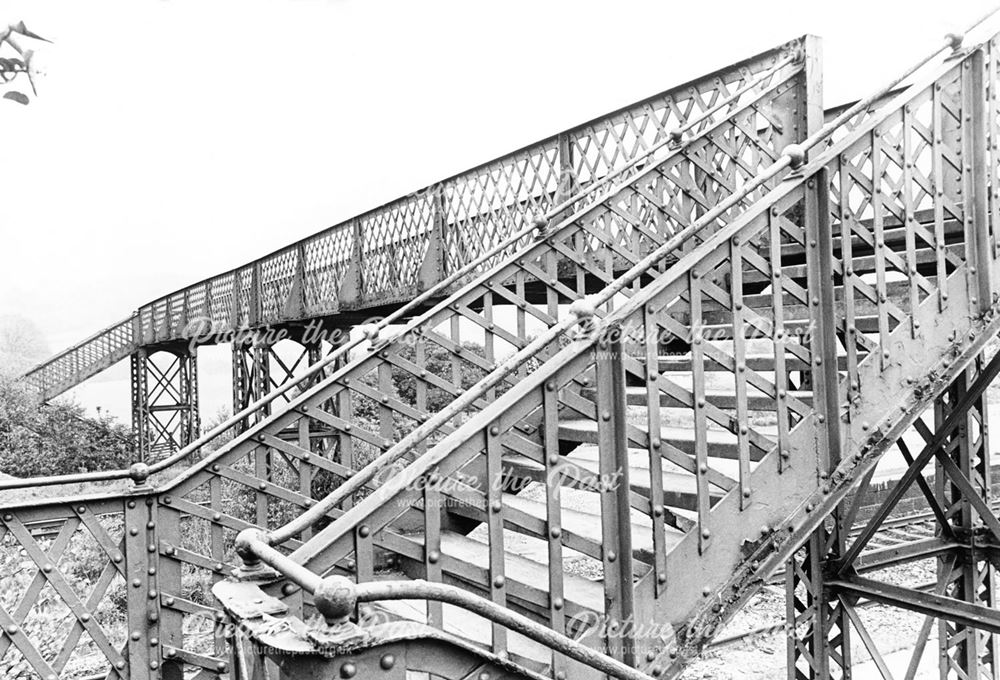 Woodiwiss Footbridge Over Railway, Duffield, 1982