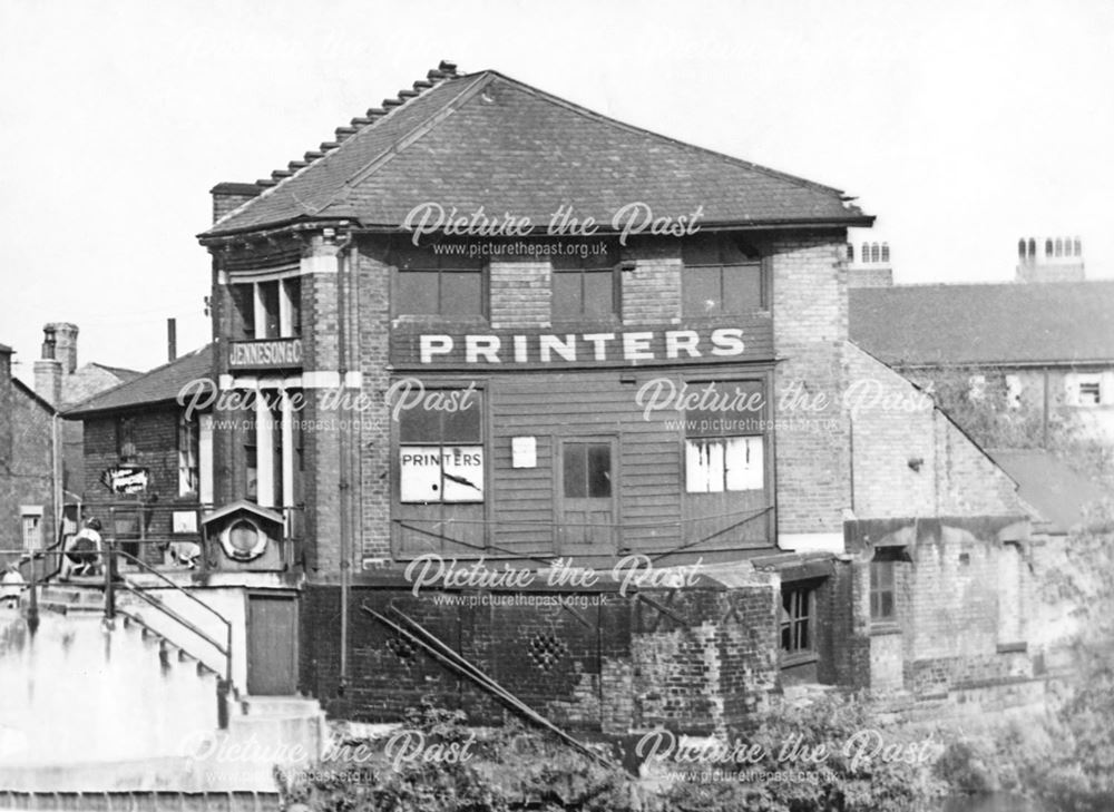 Jenneson and Co Printers, Derwent Street?, Derby, 1944