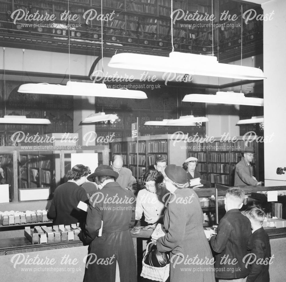 Derby Central Library, Wardwick, Derby, c 1949