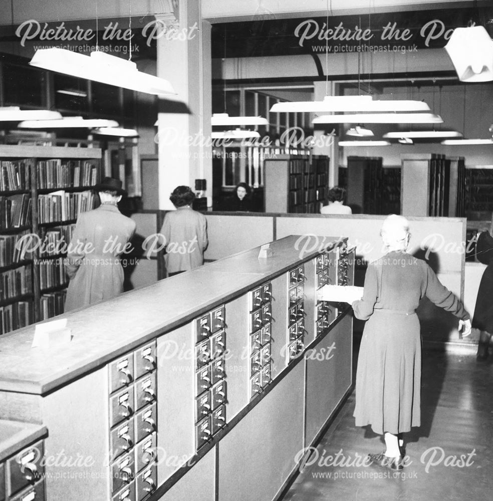 Derby Central Library, Wardwick, Derby, c 1949