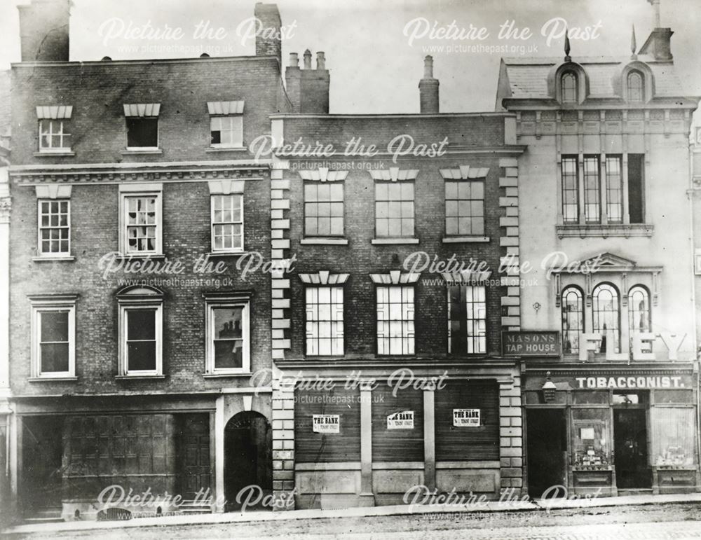 Market Place,Derby, c 1875