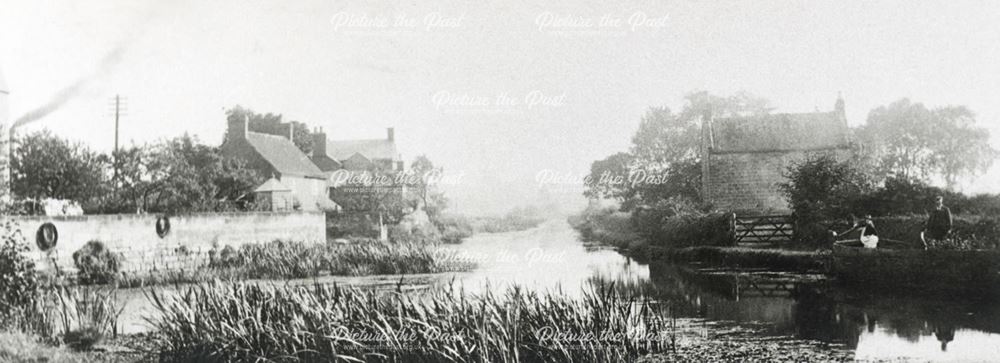 Canal at Junction of A61, Little Eaton, c 1910