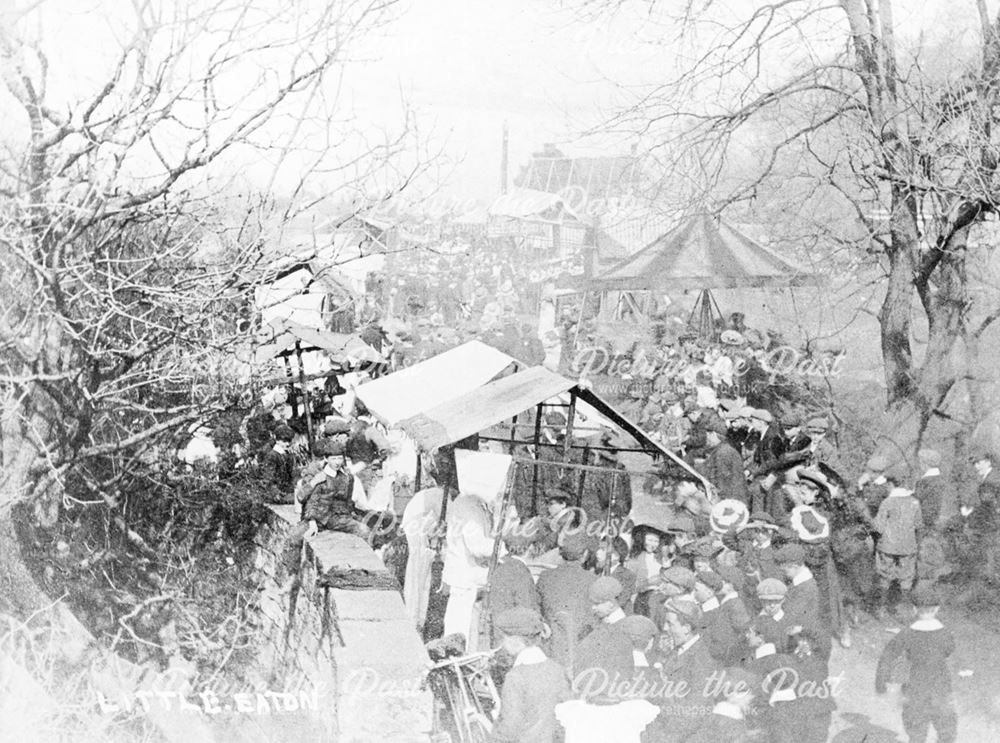 Good Friday Fair, Moor Lane, Little Eaton, 1909