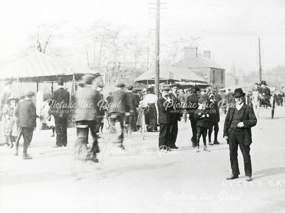 Good Friday Fair, Moor Lane, Little Eaton, 1909
