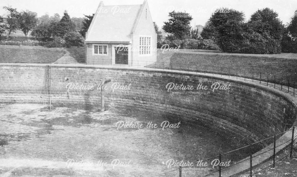 Collecting Tank and New Pump House, Derby Corporation Waterworks, Little Eaton, 1935