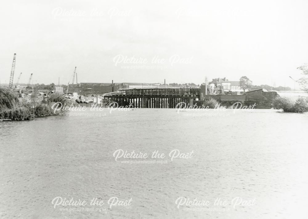 New River Bridge for Inner Ring Road, Derby, 1970