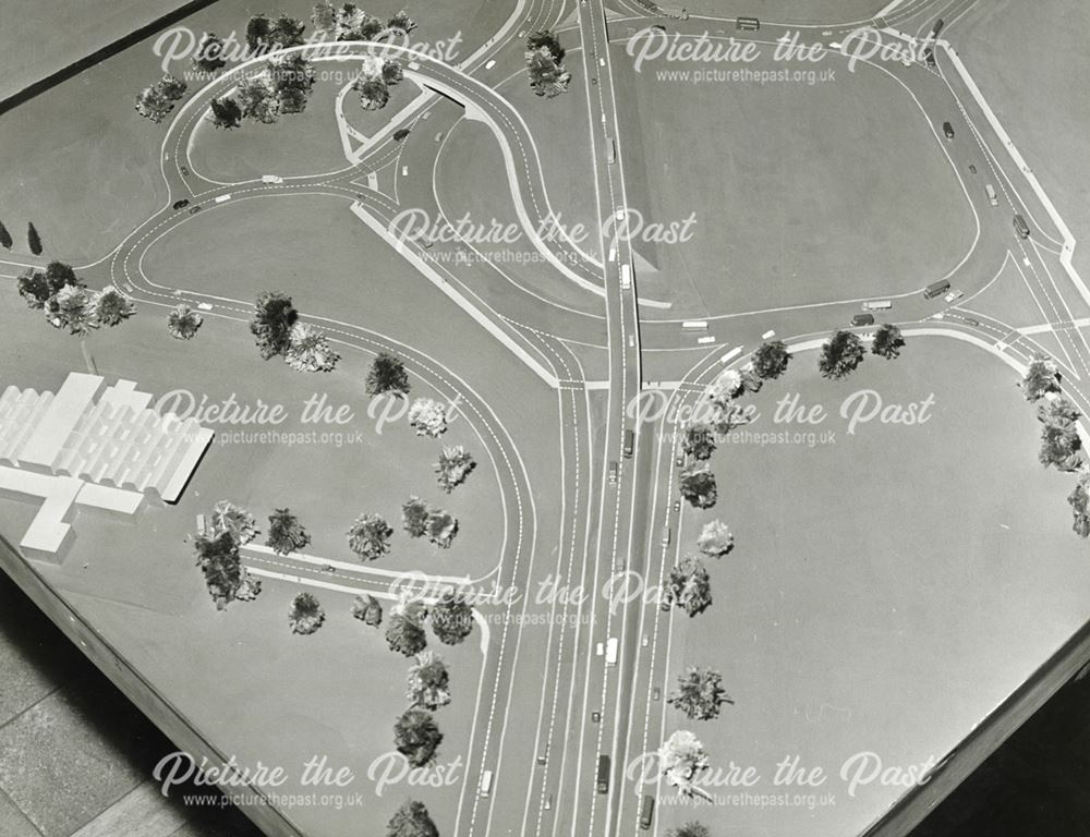 Architect's Model of Eagle Street Development, Derby, 1970