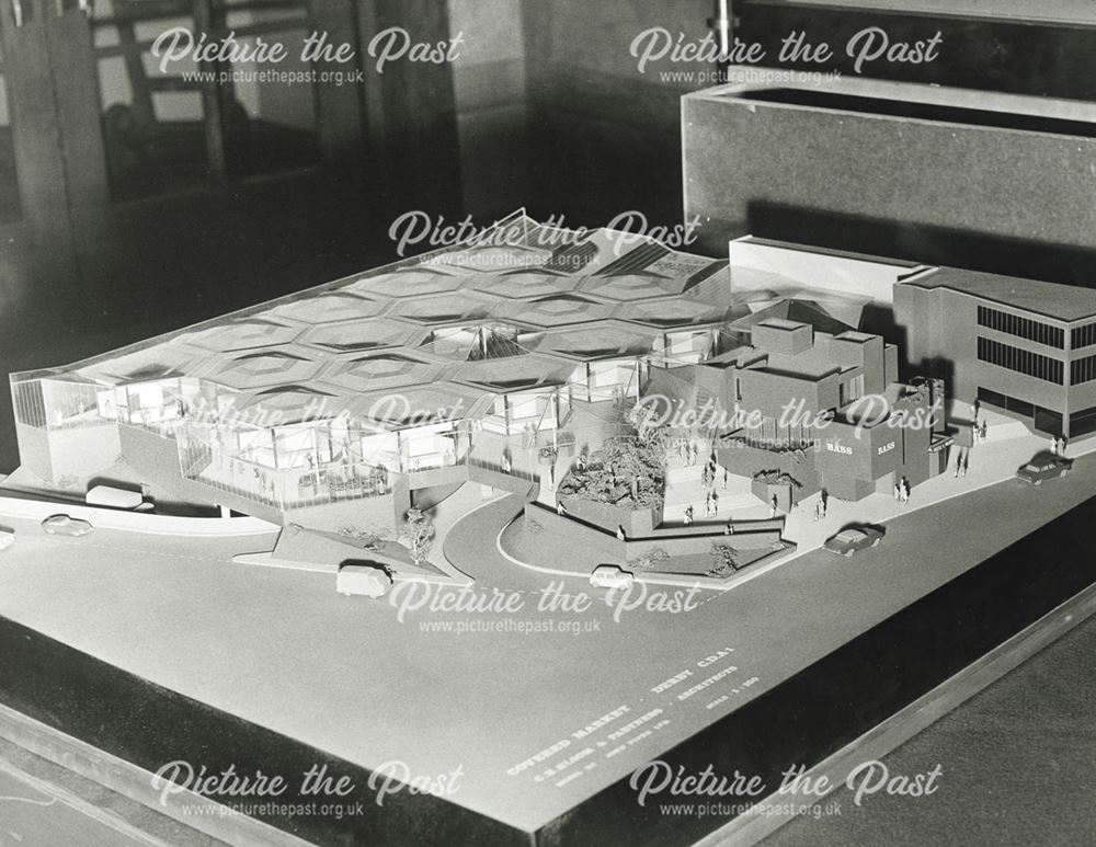 Architect's Model of Eagle Street Development, Derby, 1970