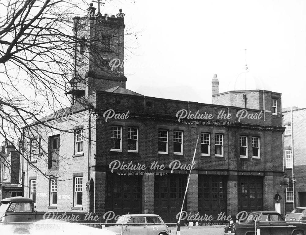 Fire Station, Jury Street, Derby, 1970