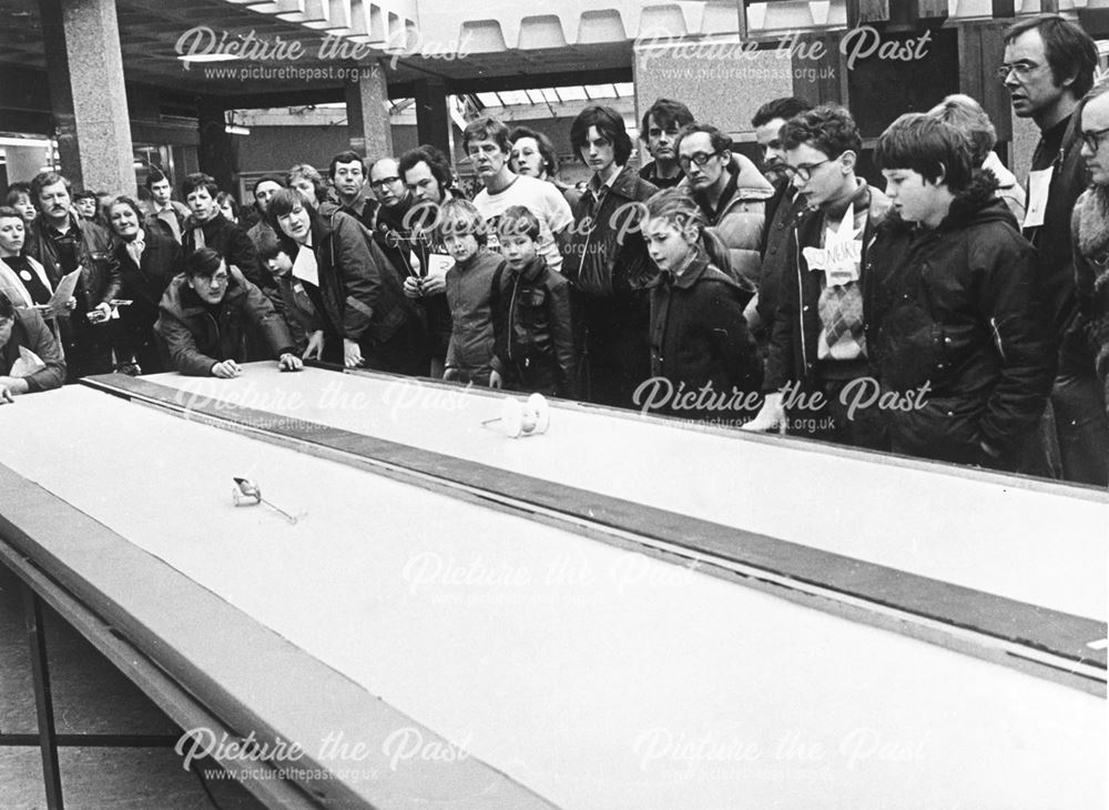 Great Egg Race, Eagle Centre, Derby, 1980