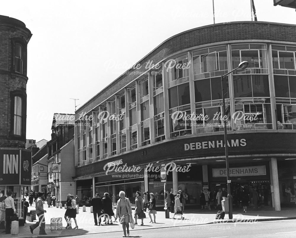 Debenhams, Green Lane, Derby, 1974