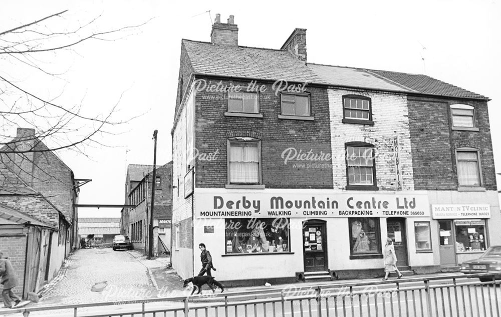 Site of Old Crown Derby China Works, King Street, Derby, 1983