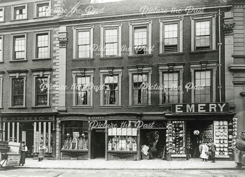 Emery's, Market Place, Derby, 1900