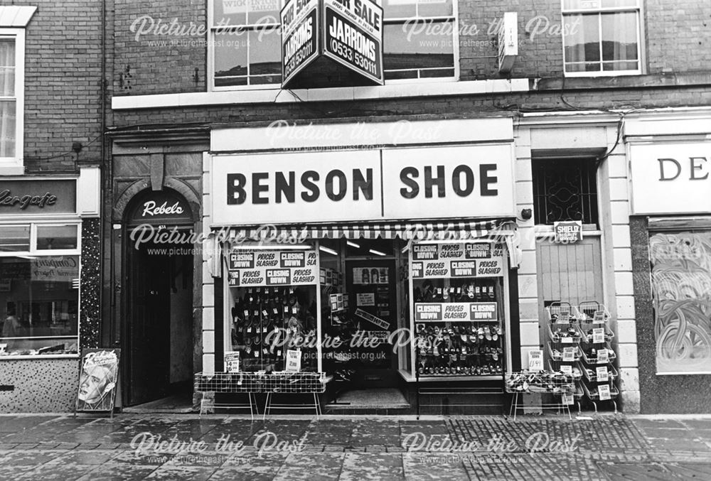 Sadler Gate Shops, Derby, 1983