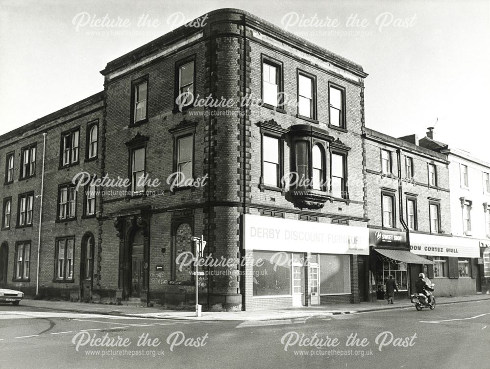 Cavendish House at the Junction of Midland Road and Park Street, Derby, 1980