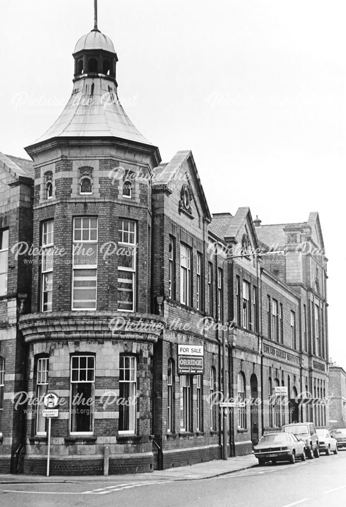 Midland Railway Institute, up for sale, viewed from Railway Terrace