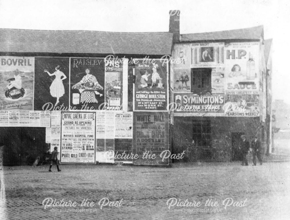 Buildings on the Morledge, Derby, c 1918