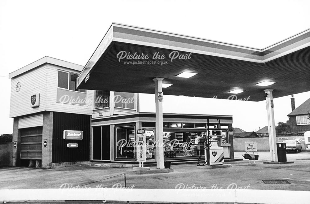 Sealand filling station forecourt