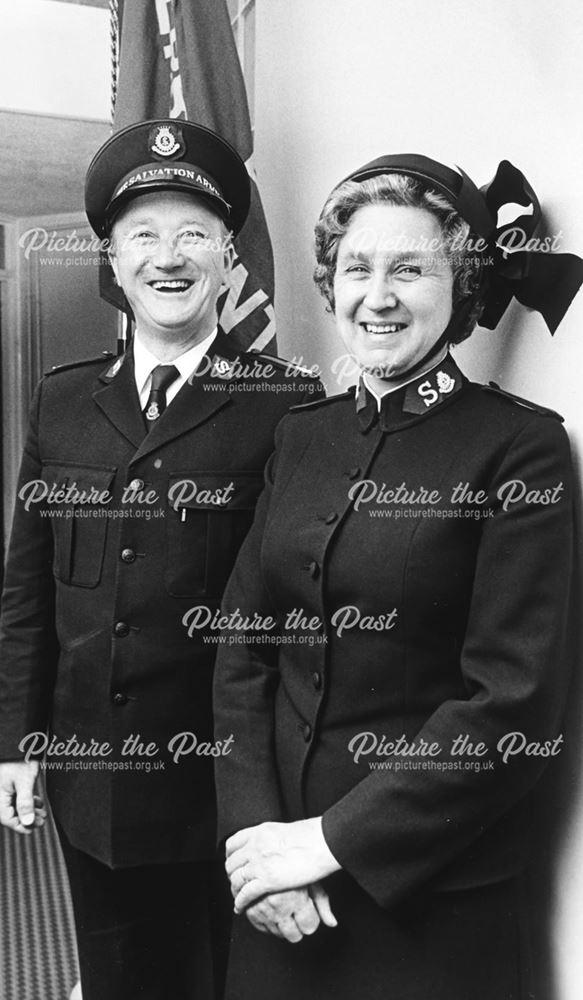 Male and female Salvation Army Officer's uniform