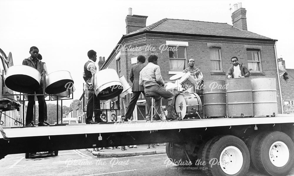 Normanton Carnival, steel band float