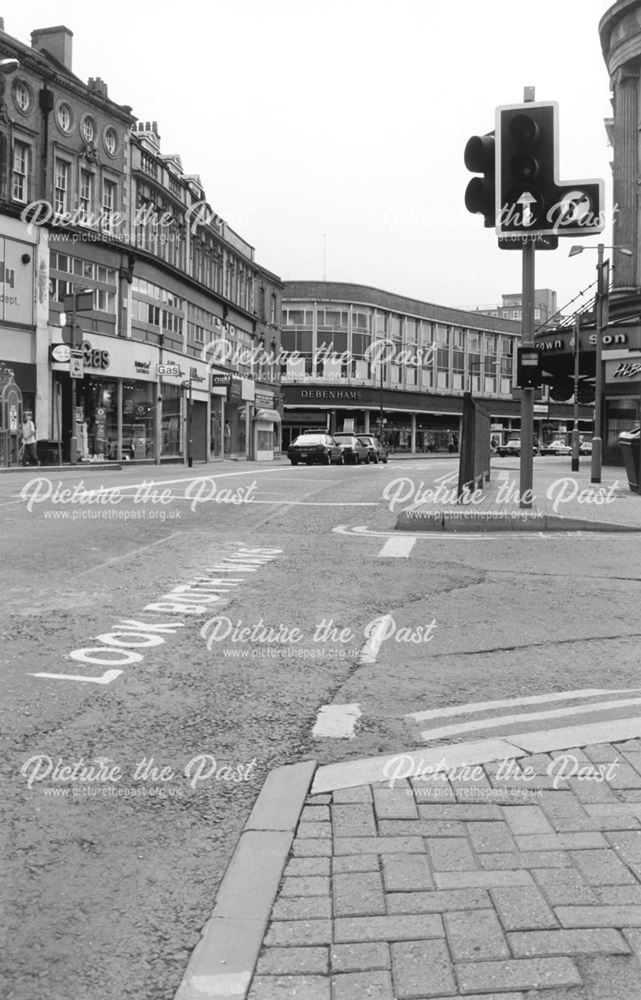 View of Victoria Street during pedestrianisation