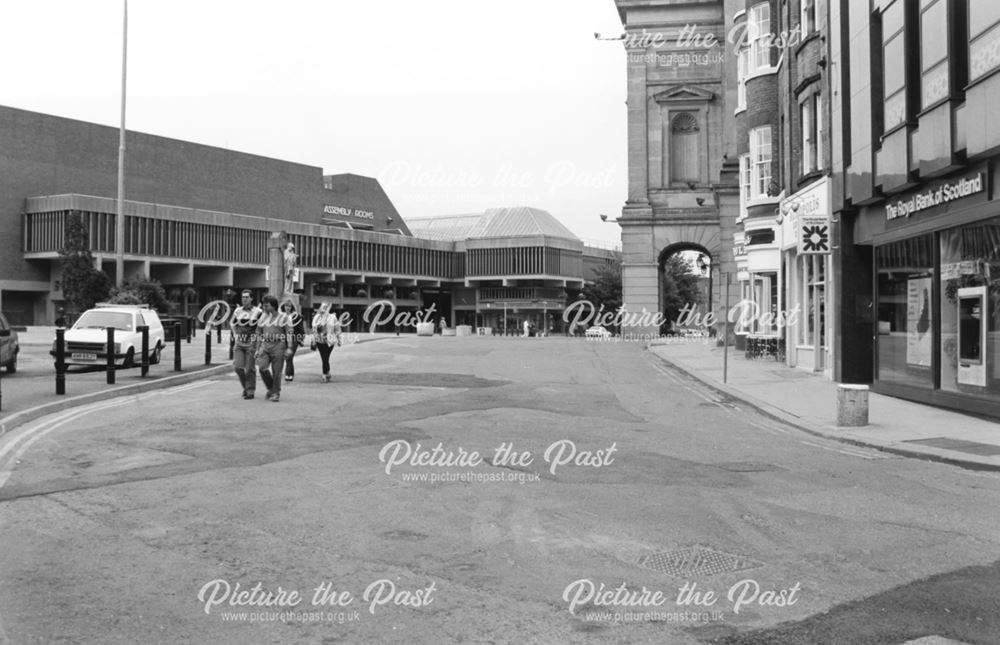 View of the Marketplace during pedestrianisation