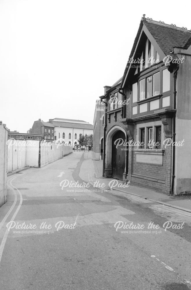 View along Tenant Street towards Albert Street during pedestrianisation