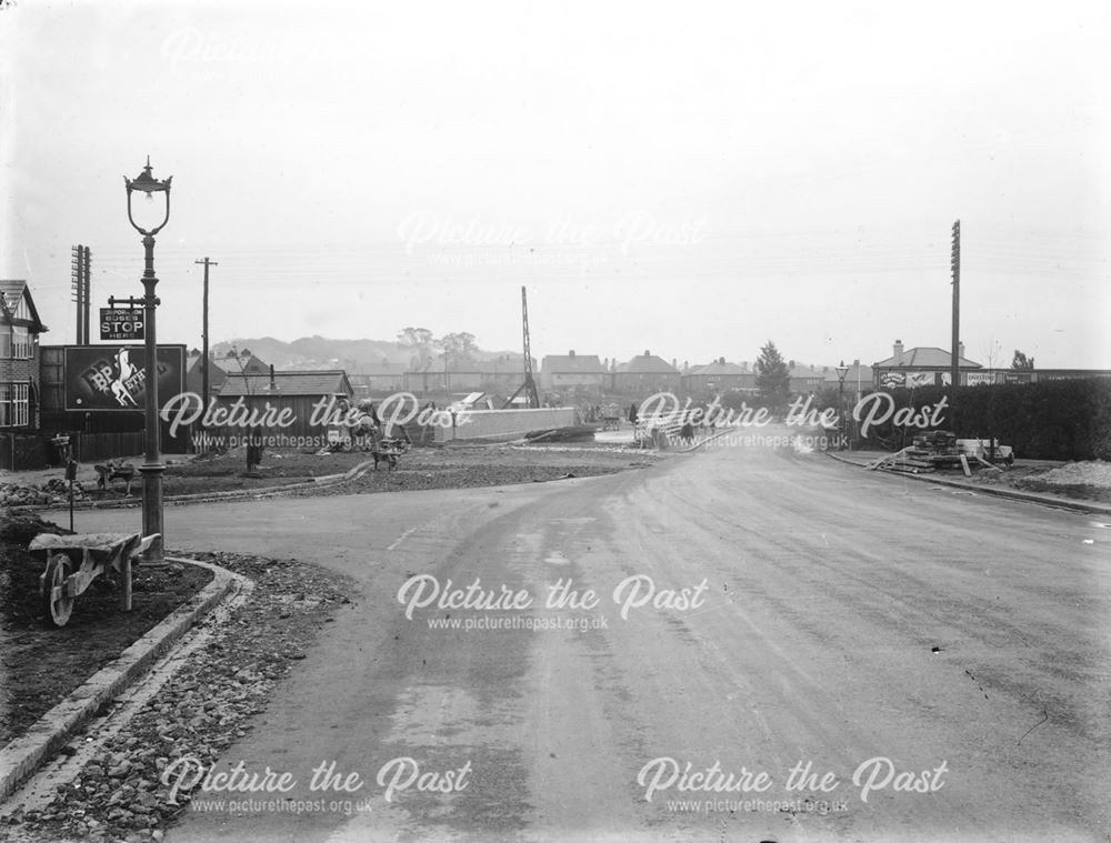 View showing the development of Pear Tree station and bridge