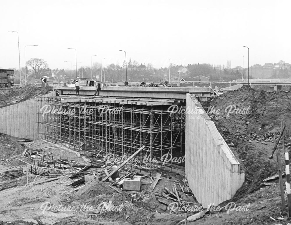 Construction of flyover over A38 