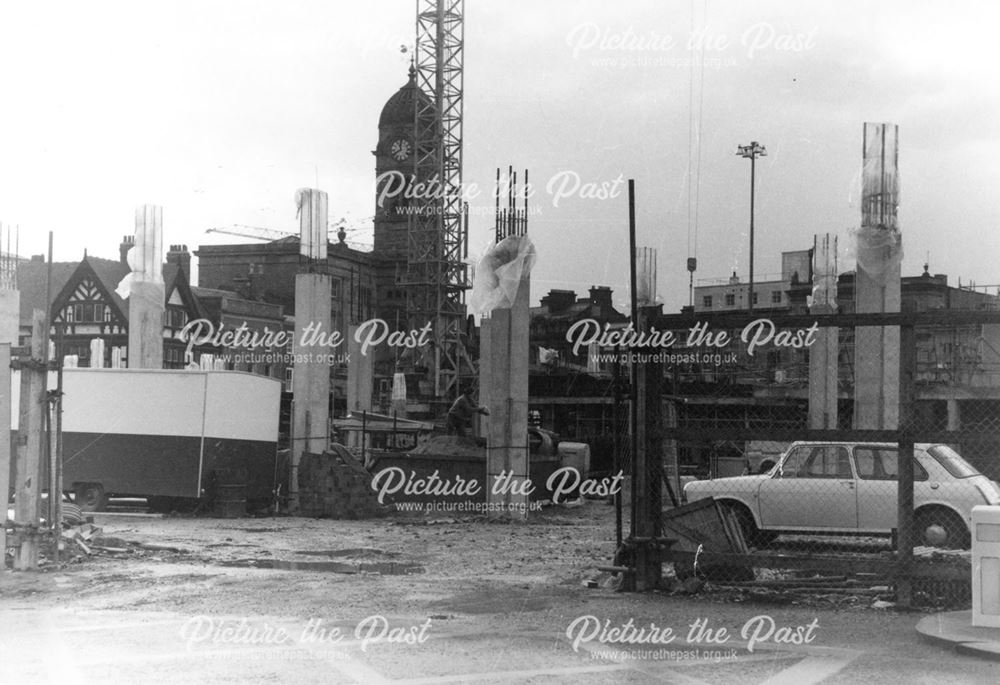 Construction of the new Assembly Rooms viewed from Full Street