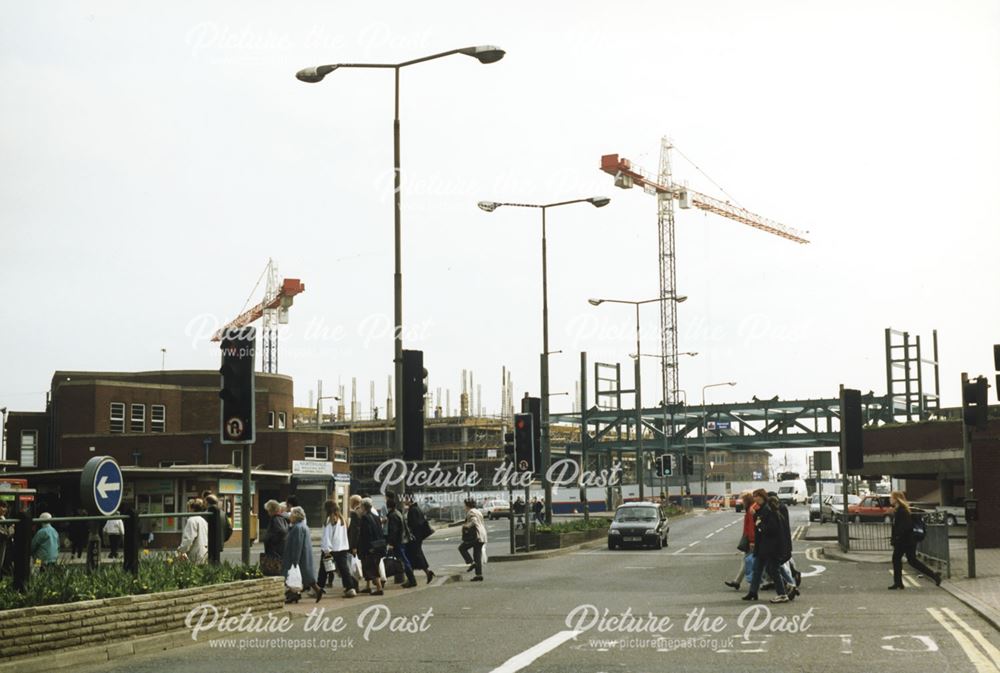 View showing Cockpit car park development