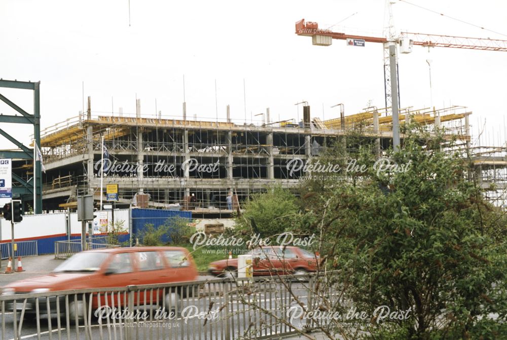 View showing Cockpit car park development