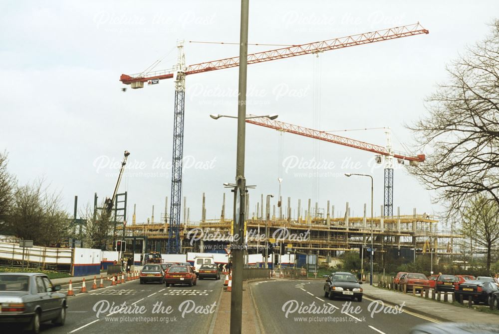 View showing Cockpit car park development