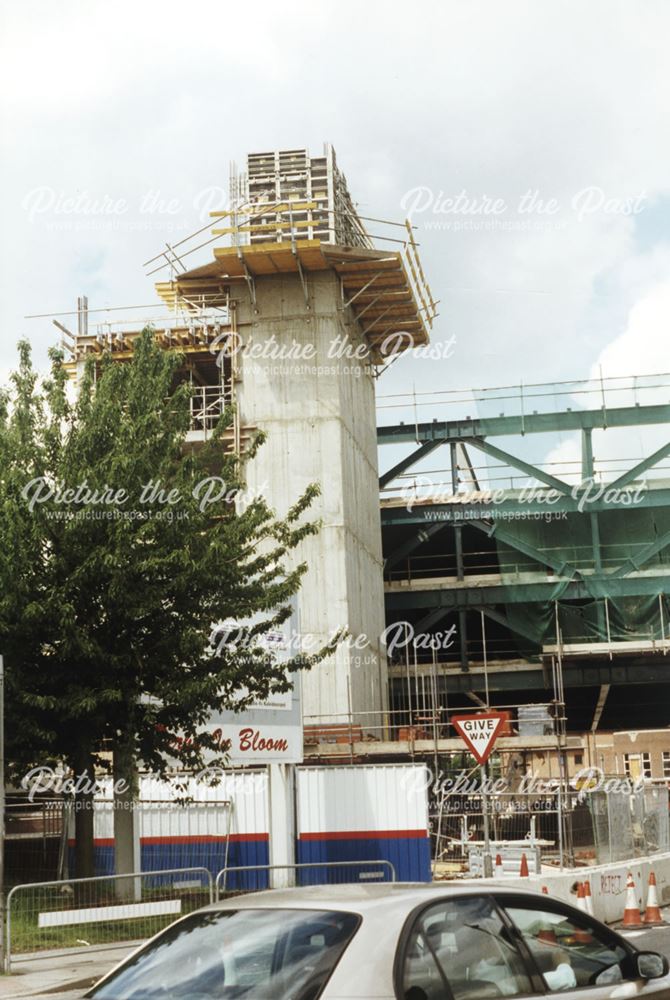 View showing Cockpit car park development