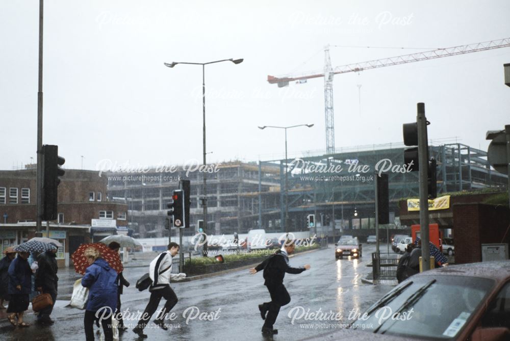 View showing Cockpit car park development