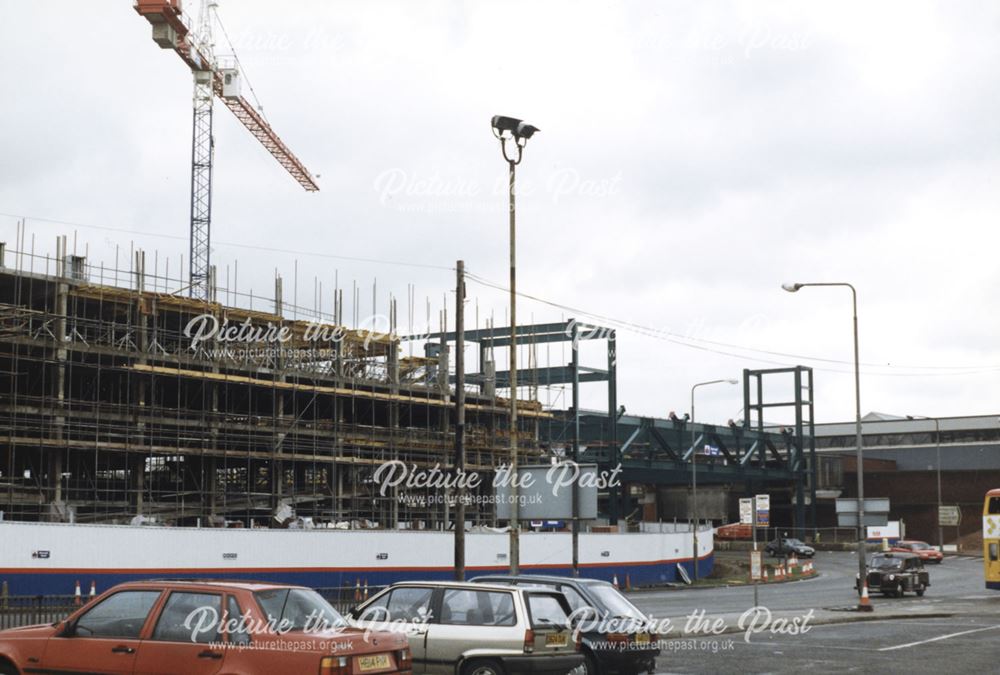 View showing Cockpit car park development