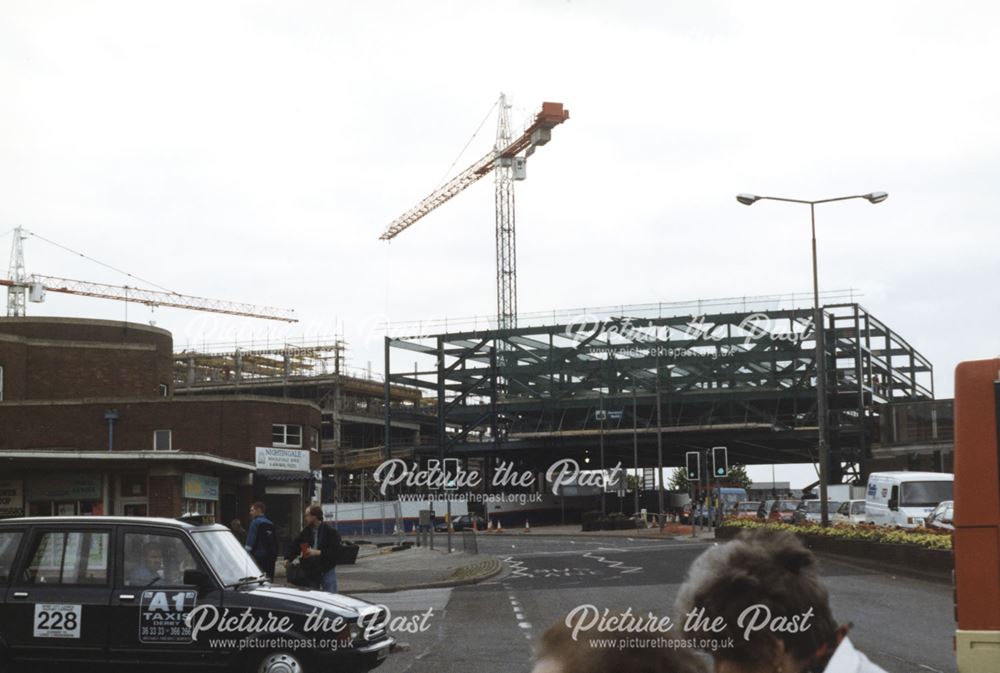 View showing Cockpit car park development