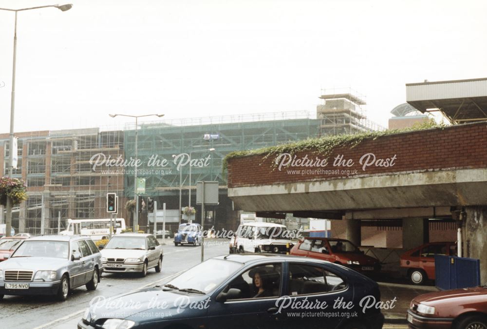 View showing Cockpit car park development