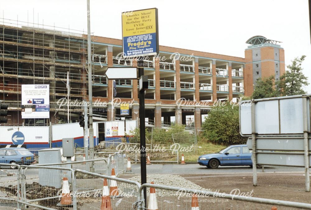 View showing Cockpit car park development